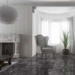 Cheap Plankora Store 41 Liberty Floors Agios Scuro - Lustre Stone 8mm High Gloss Laminate Flooring (225703)