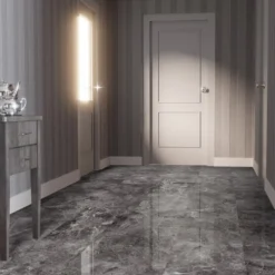 Liberty Floors Agios Scuro - Lustre Stone 8mm High Gloss Laminate Flooring (225703) -Cheap Plankora Store agios scuro lustre stone 8mm high gloss laminate flooring 225703 p91933 208578 image