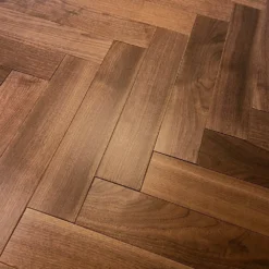Liberty Floors American Black Walnut - Herringbone Parquet 14mm Engineered Real Wood Flooring (219505) -Cheap Plankora Store american black walnut herringbone parquet 14mm engineered real wood flooring 219505 p85876 196395 image