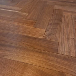 Liberty Floors American Black Walnut - Herringbone Parquet 14mm Engineered Real Wood Flooring (219505) -Cheap Plankora Store american black walnut herringbone parquet 14mm engineered real wood flooring 219505 p85876 196399 image