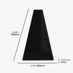 Liberty Floors Black - Lustre SPC 6mm Rigid Core Vinyl Flooring (250942) -Cheap Plankora Store black lustre spc 6mm rigid core vinyl flooring 250942 p109180 237959 image