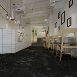 Liberty Floors Black Marble - Prima 5mm Rigid Core Vinyl Flooring (246858) -Cheap Plankora Store black marble prima 5mm rigid core vinyl flooring 246858 p106426 220760 image