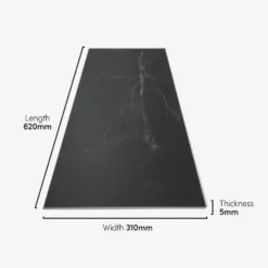Liberty Floors Black Marble - Prima 5mm Rigid Core Vinyl Flooring (246858) -Cheap Plankora Store black marble prima 5mm rigid core vinyl flooring 246858 p106426 226158 image