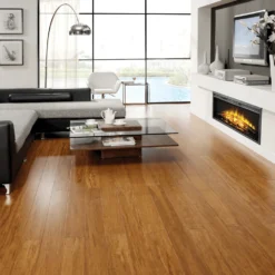 Liberty Floors Carbonised Strand Woven Bamboo - Classic 14mm Solid Real Wood Flooring (300829)