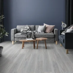 Liberty Floors Cool Grey - Lifestyle SPC 5mm Rigid Core Vinyl Flooring (275816)