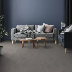 Liberty Floors Cosmic Grey Oak - Premier 14mm Engineered Real Wood Flooring (219584)