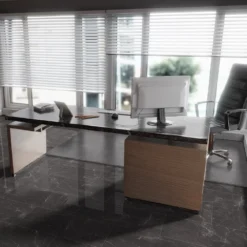 Liberty Floors Dark Pinto - Lustre Stone 8mm High Gloss Laminate Flooring (223767) -Cheap Plankora Store dark pinto lustre stone 8mm high gloss laminate flooring 223767 p89997 207792 image