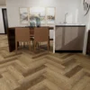 Liberty Floors Farmhouse Oak - Lifestyle SPC Herringbone 5.5mm Rigid Core Vinyl Flooring (305106)