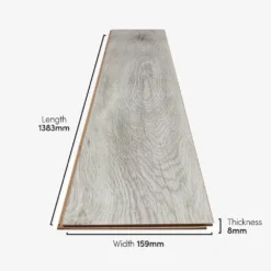Kaindl Fresno Snow Oak - Easy Touch 8mm High Gloss Laminate Flooring (197318) -Cheap Plankora Store fresno snow oak easy touch 8mm high gloss laminate flooring 197318 p79015 224062 image