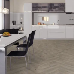 Liberty Floors Grey Oak - Herringbone SPC 5.5mm Rigid Core Vinyl Flooring (219442) -Cheap Plankora Store grey oak herringbone spc 5 5mm rigid core vinyl flooring 219442 p85858 208718 image