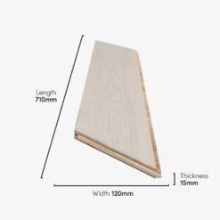 Liberty Floors Ivory White Oak - Chevron 15mm Engineered Real Wood Flooring (249203) -Cheap Plankora Store ivory white oak chevron 15mm engineered real wood flooring 249203 p108329 236718 image