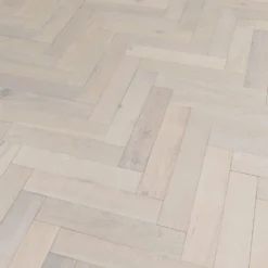 Liberty Floors Ivory White Oak - Herringbone Parquet 14mm Engineered Real Wood Flooring (219387) -Cheap Plankora Store ivory white oak herringbone parquet 14mm engineered real wood flooring 219387 p85835 201397 image