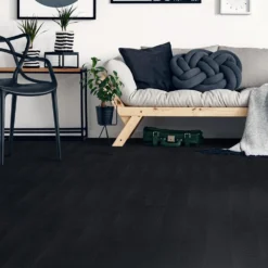 Liberty Floors Midnight Black Oak - Premier 14mm Engineered Real Wood Flooring (219580)