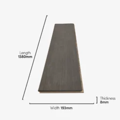 Kronotex Nostalgie Graphite Teak - Exquisite 8mm Laminate Flooring (160200) -Cheap Plankora Store nostalgie graphite teak exquisite 8mm laminate flooring 160200 p54189 231356 image