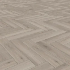 Kronotex Oak Silver - Herringbone 8mm Laminate Flooring (222940) -Cheap Plankora Store oak silver herringbone 8mm laminate flooring 222940 p89187 204905 image