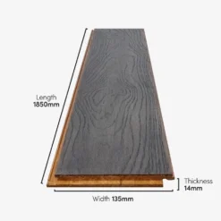 Liberty Floors Shadow Grey Strand Woven - Classic 14mm Bamboo Solid Wood Flooring (315654) -Cheap Plankora Store shadow grey strand woven classic 14mm bamboo solid wood flooring 315654 p119629 243081 image