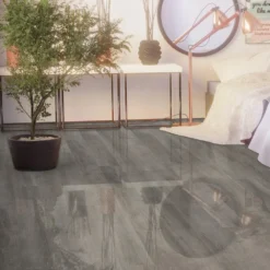 Liberty Floors Stave Oak - Lustre 8mm High Gloss Laminate Flooring (217789)