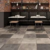 FAUS Stone Oxide - Industry Tile 8mm Laminate Flooring (217069)
