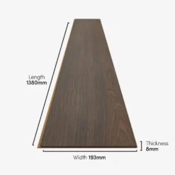 Kronotex Tuscany Walnut - Exquisite 8mm Laminate Flooring (160195) -Cheap Plankora Store tuscany walnut exquisite 8mm laminate flooring 160195 p54184 228501 image