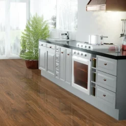 Liberty Floors Walnut - Lustre 8mm High Gloss Laminate Flooring (217785) -Cheap Plankora Store walnut lustre 8mm high gloss laminate flooring 217785 p84867 191378 image