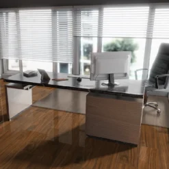 Liberty Floors Walnut - Lustre 8mm High Gloss Laminate Flooring (217785) -Cheap Plankora Store walnut lustre 8mm high gloss laminate flooring 217785 p84867 191379 image