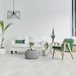 Liberty Floors White Creme Oak - Ocean 8mm Laminate Flooring (211084)