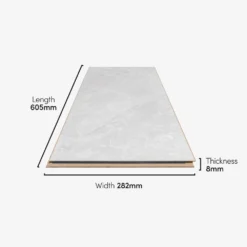 Liberty Floors White Granite - Universo 8mm Laminate Flooring (263458) -Cheap Plankora Store white granite universo 8mm laminate flooring 263458 p113496 237084 image