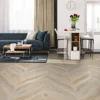 Liberty Floors White Oak Smoked - Chevron 15mm Engineered Real Wood Flooring (324685) -Cheap Plankora Store white oak smoked chevron 15mm engineered real wood flooring 324685 p119851 243530 image